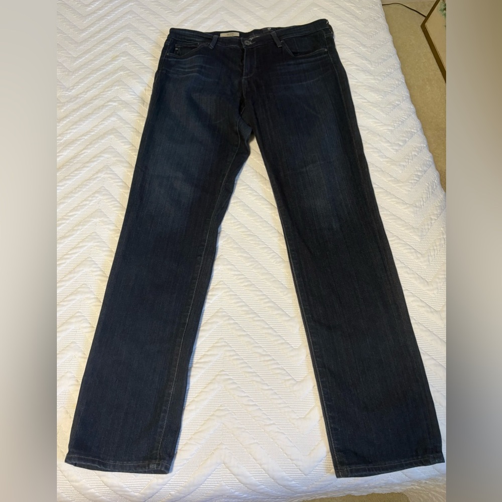 32R Adriano Goldschmide Dark Blue Denim Jeans